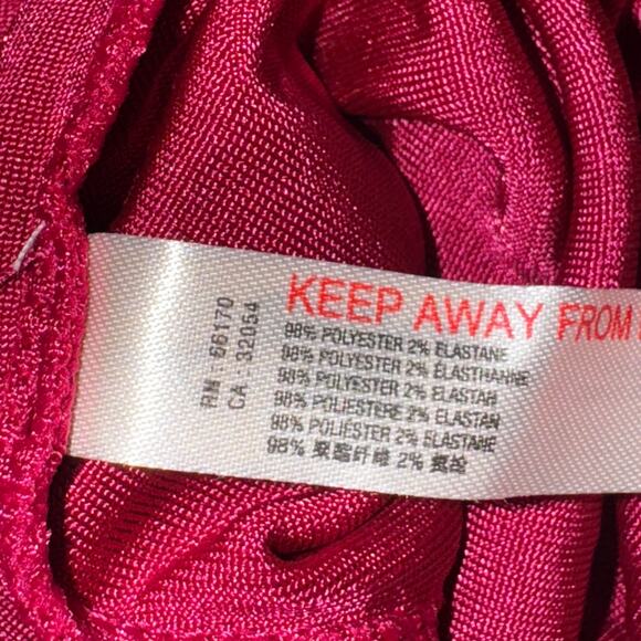 Intimately Free People Kaya Keyhole Bodysuit Women's Size XS Rose Hypnotic NWT - Picture 9 of 9